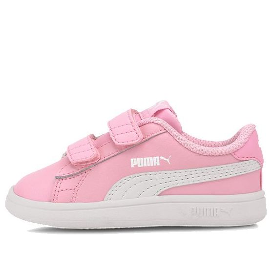 (TD) PUMA Smash V2 Casual Sneakers White/Pink 365174-24