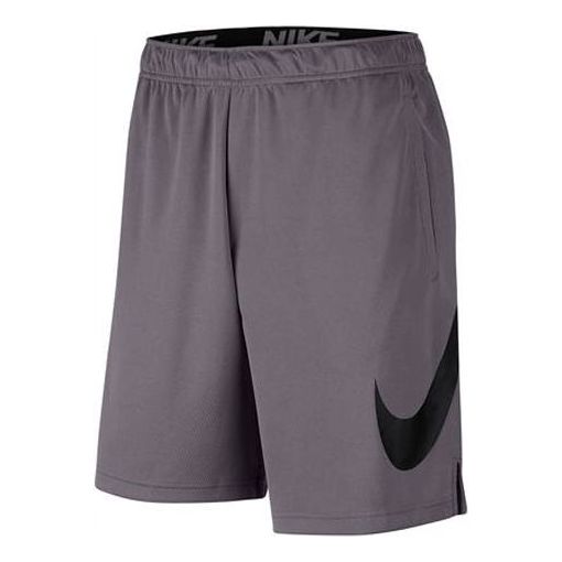 Nike Large Swoosh Logo Training Shorts Gray CN9774-056