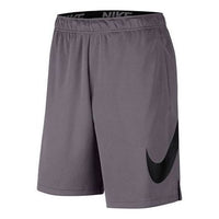 Nike Large Swoosh Logo Training Shorts Gray CN9774-056