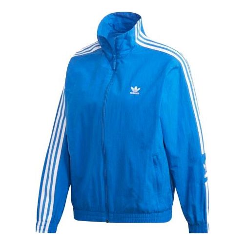 (WMNS) adidas originals Casual Sports Jacket Blue ED7540