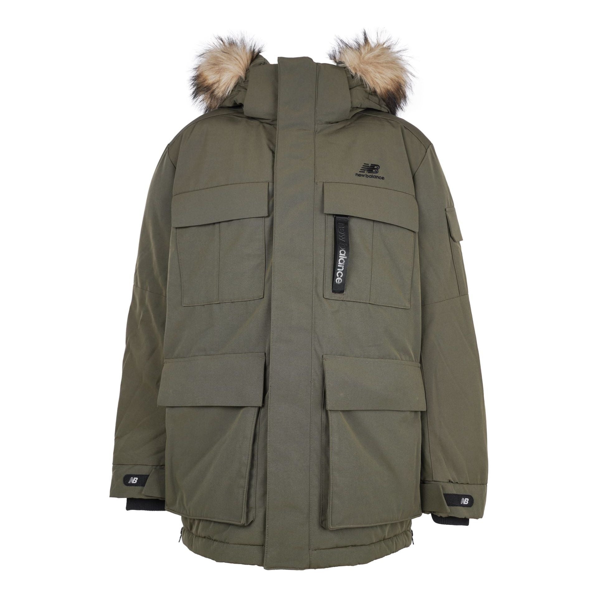 New Balance Warm Long Down Jacket Asia Sizing 'Military Green' NPA46021-KH