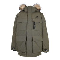 New Balance Warm Long Down Jacket Asia Sizing 'Military Green' NPA46021-KH