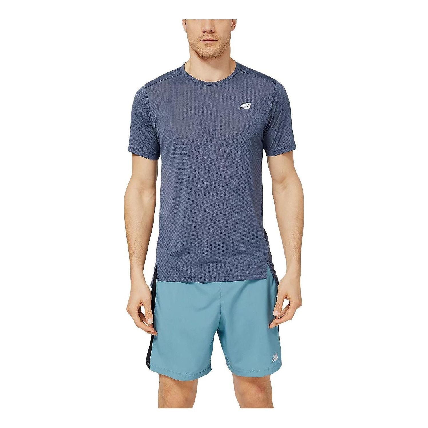 New Balance Accelerate Short Sleeve T-shirt Asia Sizing 'Thunder' MT23222-THN
