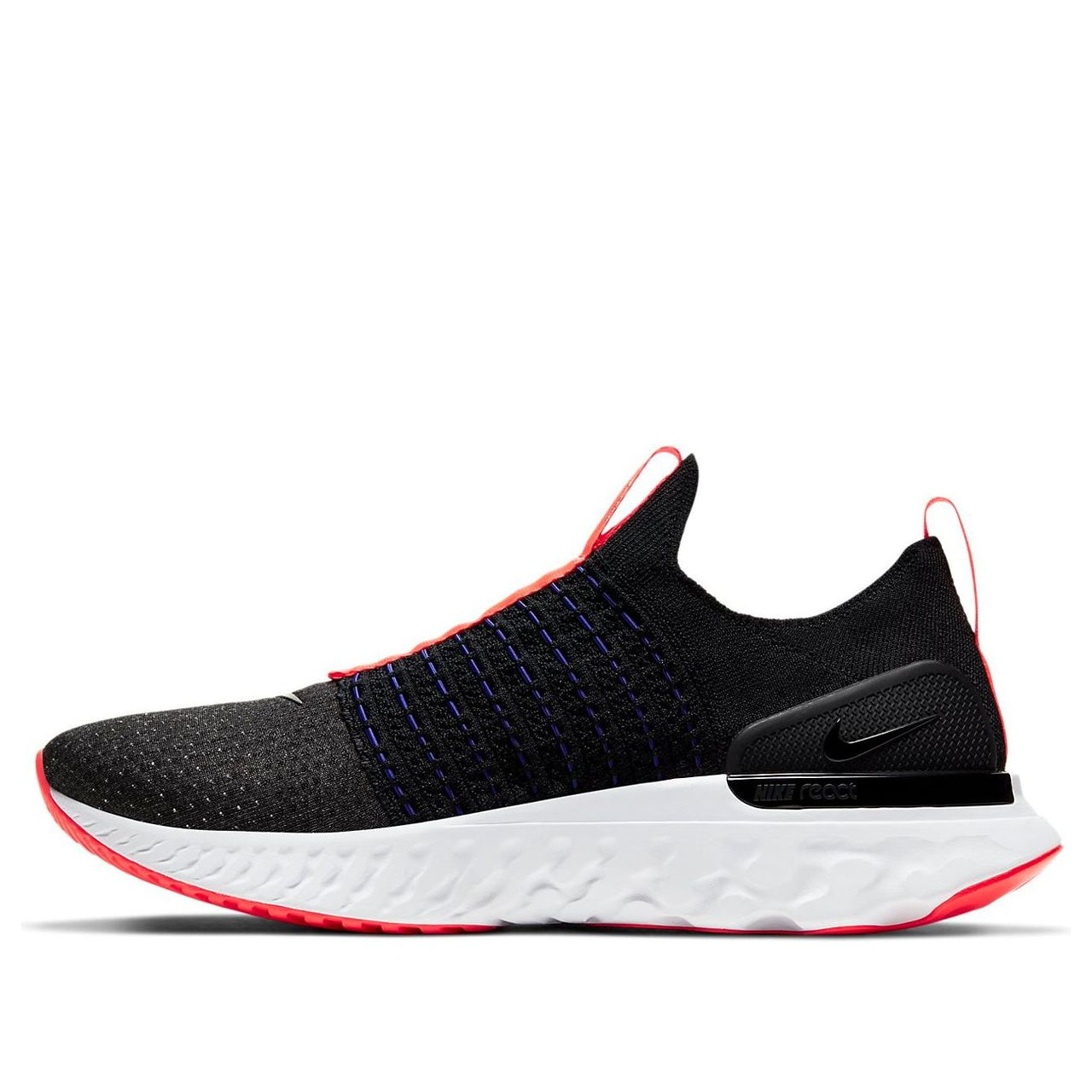 Nike React Phantom Run Flyknit 2 'Black Bright Crimson' DD8352-001