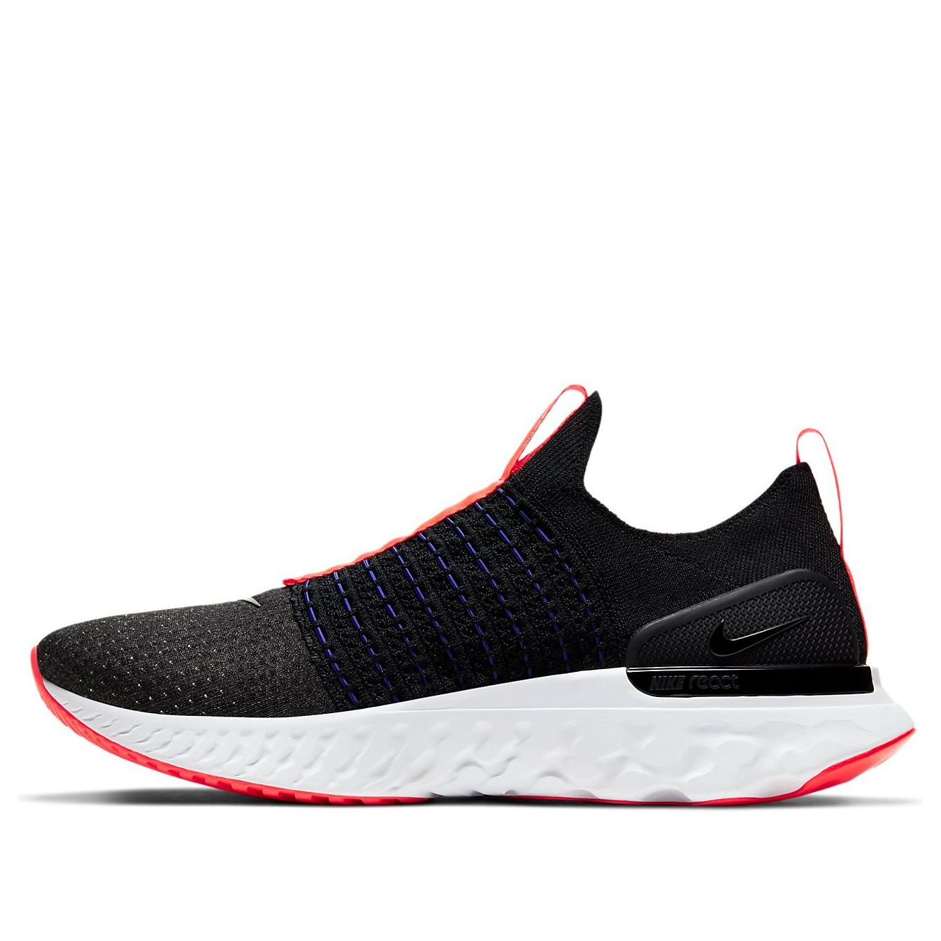 Nike React Phantom Run Flyknit 2 'Black Bright Crimson' DD8352-001