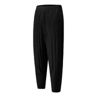 (WMNS) FILA Solid Color Loose Casual Pants Black A11W111805F-BK