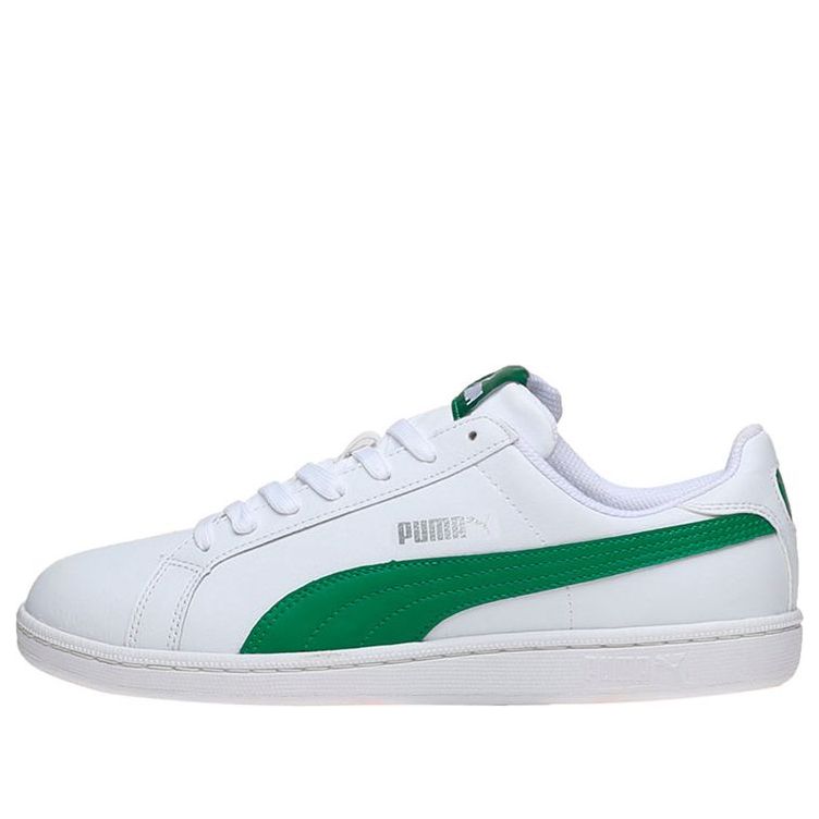 PUMA Smash Leather White/Green 356722-22