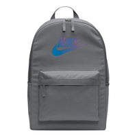 Nike polyester logo Printing Zipper Athleisure Casual Sports Large Capacity Backpack Unisex Silver Gray Silvergray BA5879-085