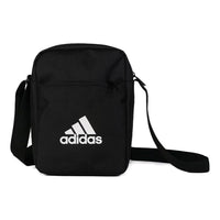 adidas Classic All-match Multifunction Pocket Adjustable Shoulder Straps Zipper  Crossbody Shoulder Bag Unisex Black ED6877