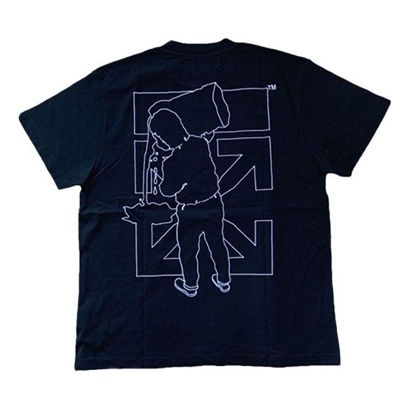 Off-White FW20 Workers Motif Short Sleeve OMAA038E20JER0071001