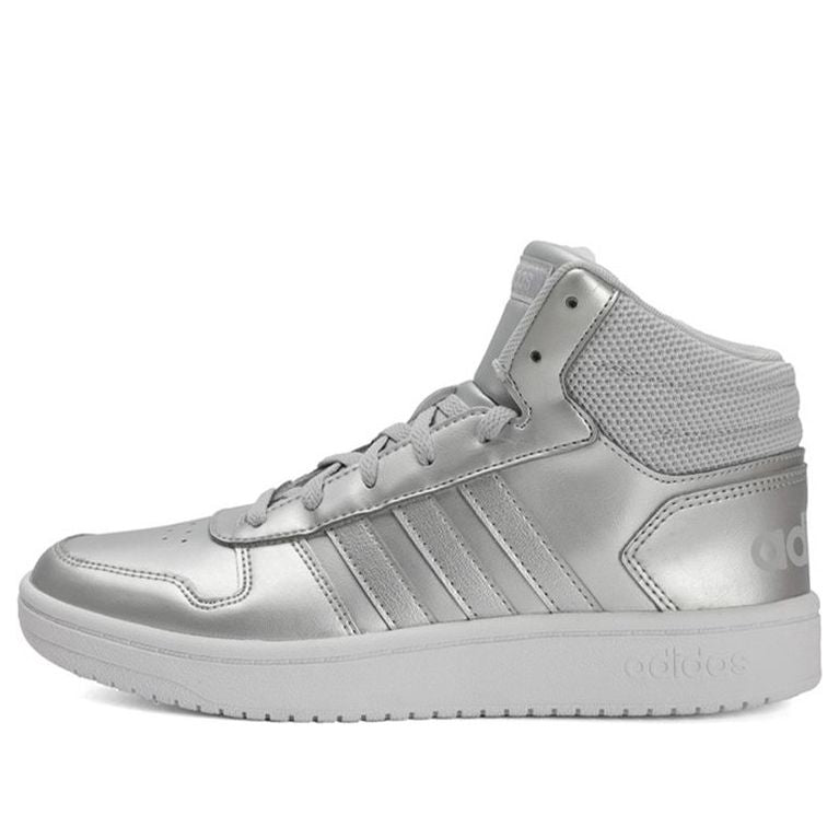 (WMNS) adidas Hoops 2.0 MID 'Silver' EE7857