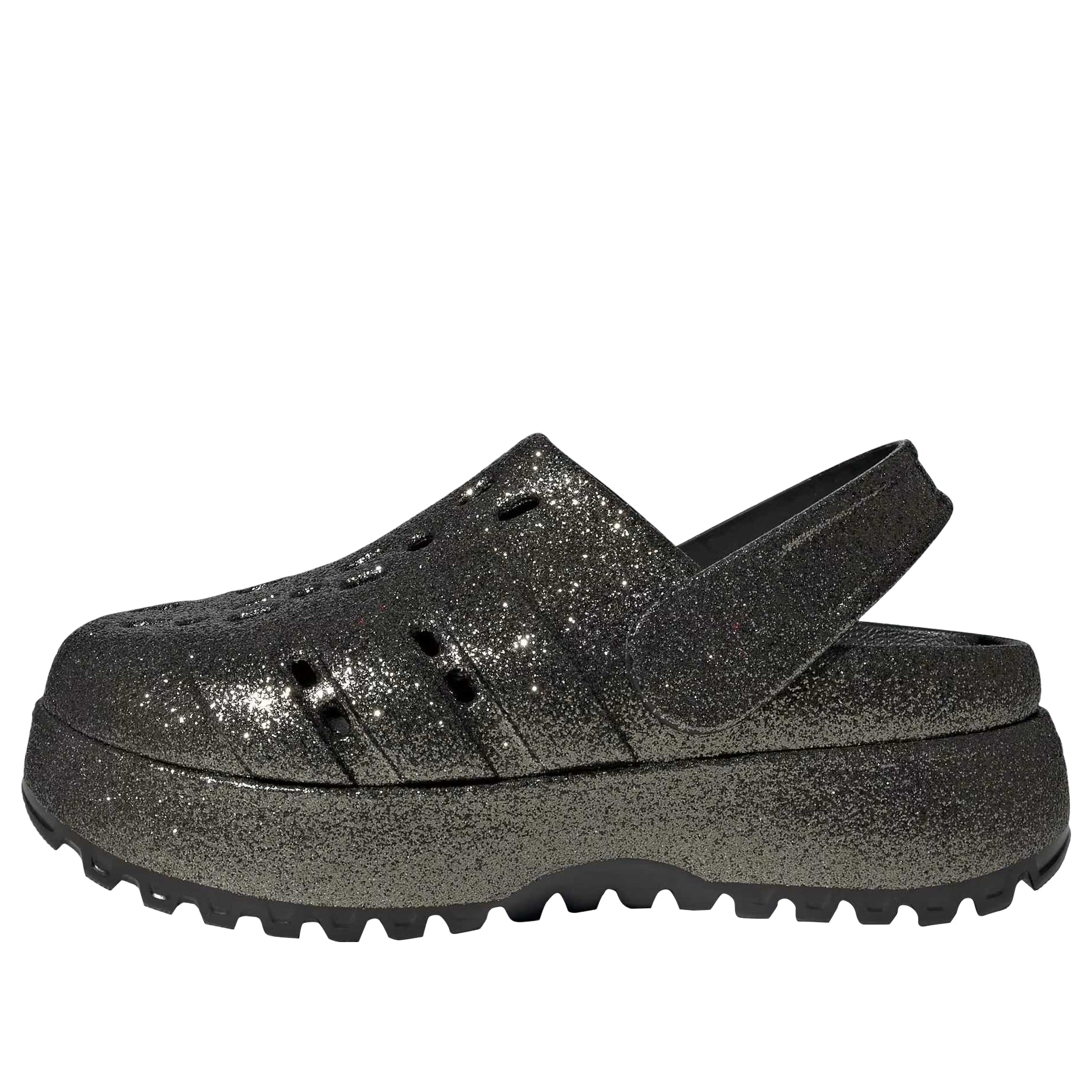 (WMNS) adidas Adilette Platform Clog 'Core Black' JP9093