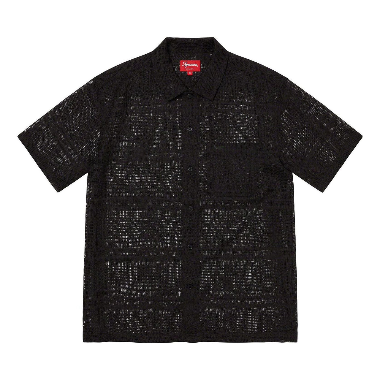 Supreme Mesh Stripe Shirt 'Black' SUP-SS23-260