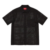 Supreme Mesh Stripe Shirt 'Black' SUP-SS23-260