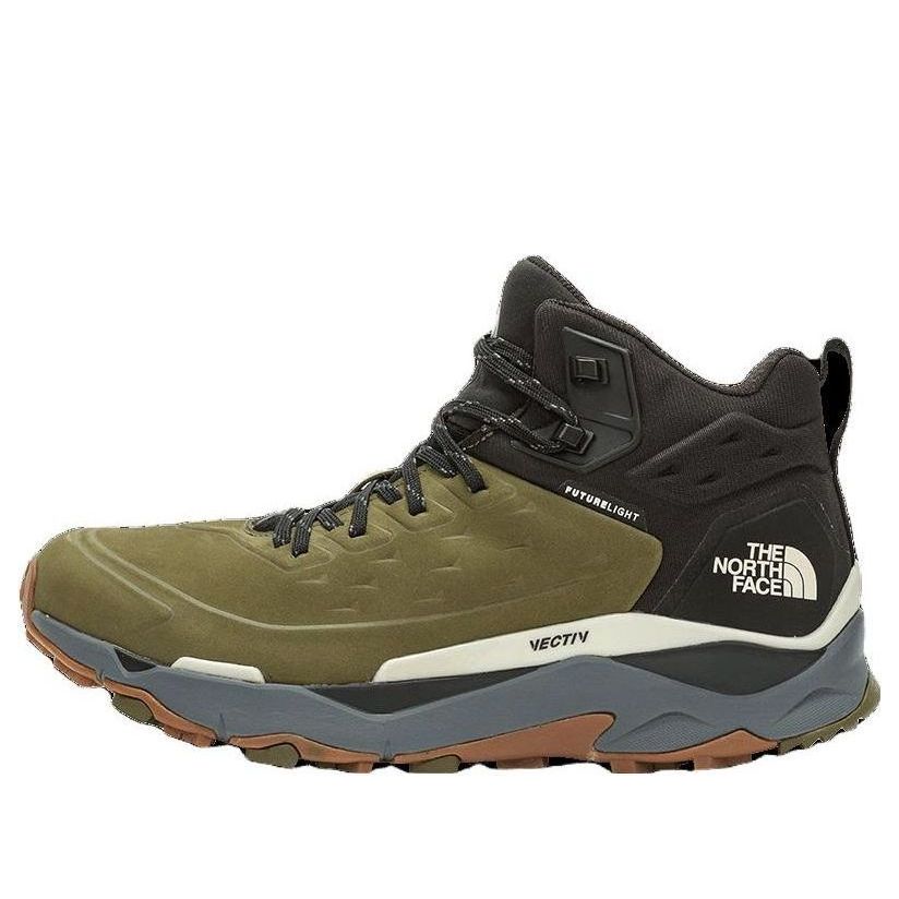 THE NORTH FACE Vectiv Exploris Futurelight Mid Hiking Shoes 'Military Olive Tnf Black' 5G39-WMB