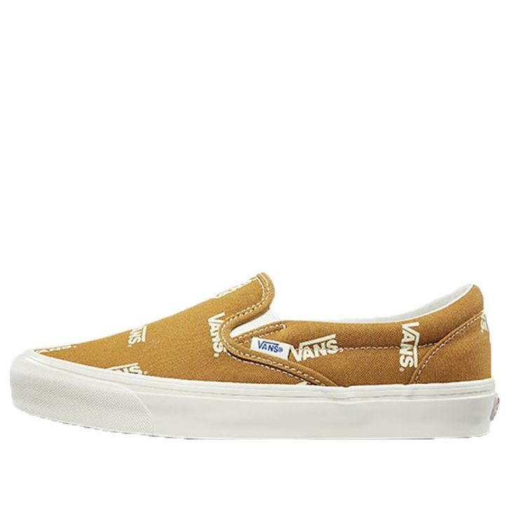 Vans OG CLASSIC SLIPON LX logo Brown VN0A45JKVQG