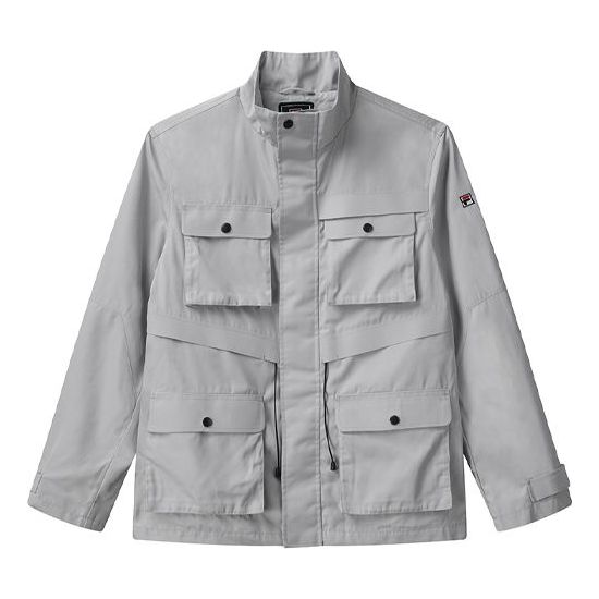 FILA Casual Sports Cargo Woven Jacket Gray F51M048701F-GY