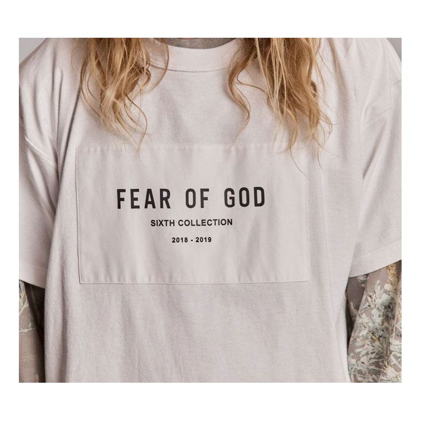 Fear of God Patch Alphabet Logo Unisex Black FOG-FW19-88