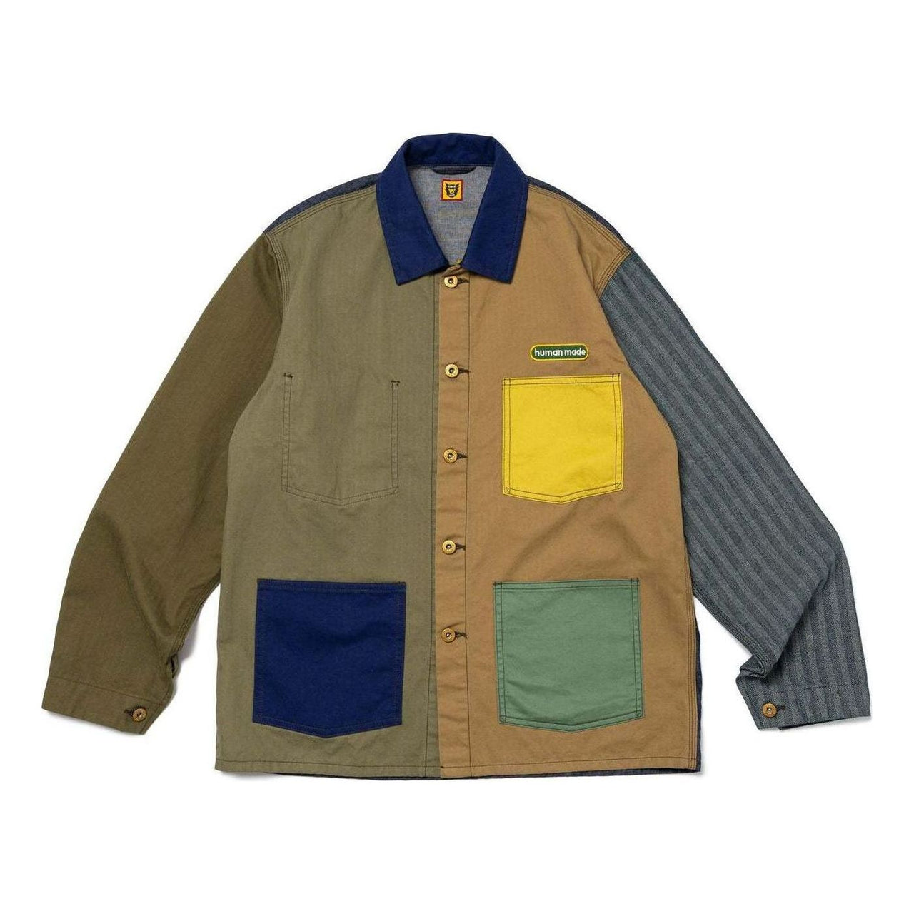 HUMAN MADE Crazy Coverall Jacket 'Olive Drab' HM27JK011