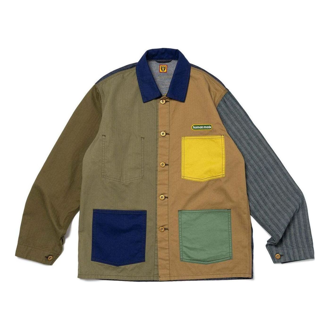HUMAN MADE Crazy Coverall Jacket 'Olive Drab' HM27JK011