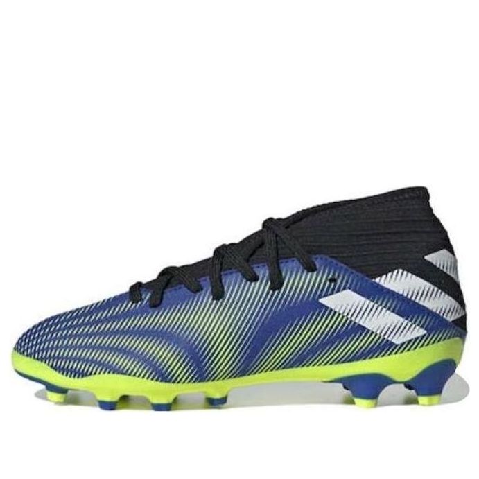 (GS) adidas Nemeziz 3 HG Soccer Cleats 'Blue Green' FY7622