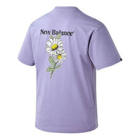 New Balance Back Printing Short Sleeve Unisex Purple NBNEA22043-75