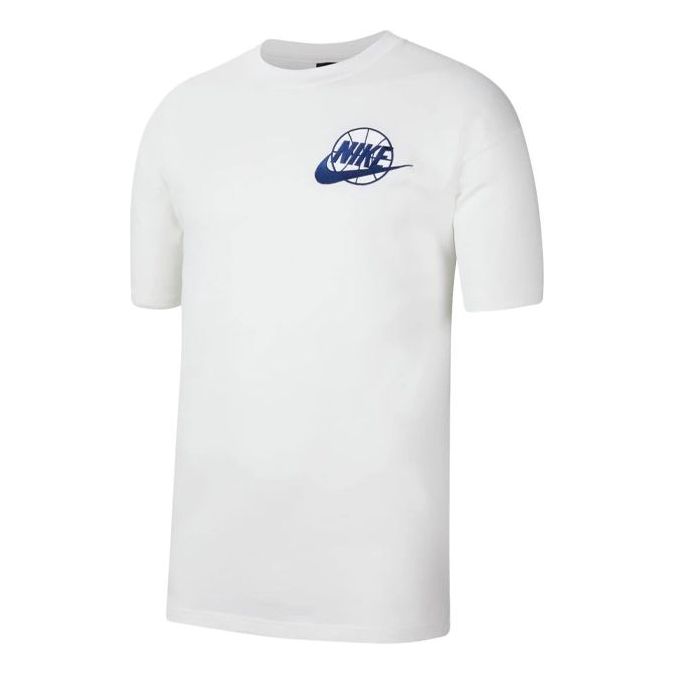 Nike logo Printing Casual Short Sleeve White CV1083-100