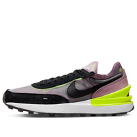 (WMNS) Nike Waffle One Athleisure Casual Sports Shoe Black Purple DN4696-500