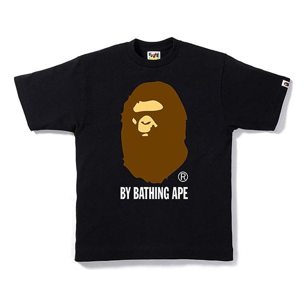A Bathing Ape Head Tee' Black Brown' BAPE-SS18-040