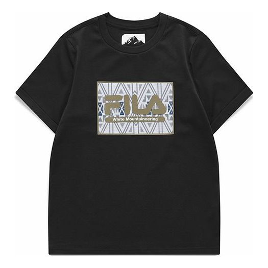 FILA FUSION x White Mountaineering Logo Tee T11W127108F-BK