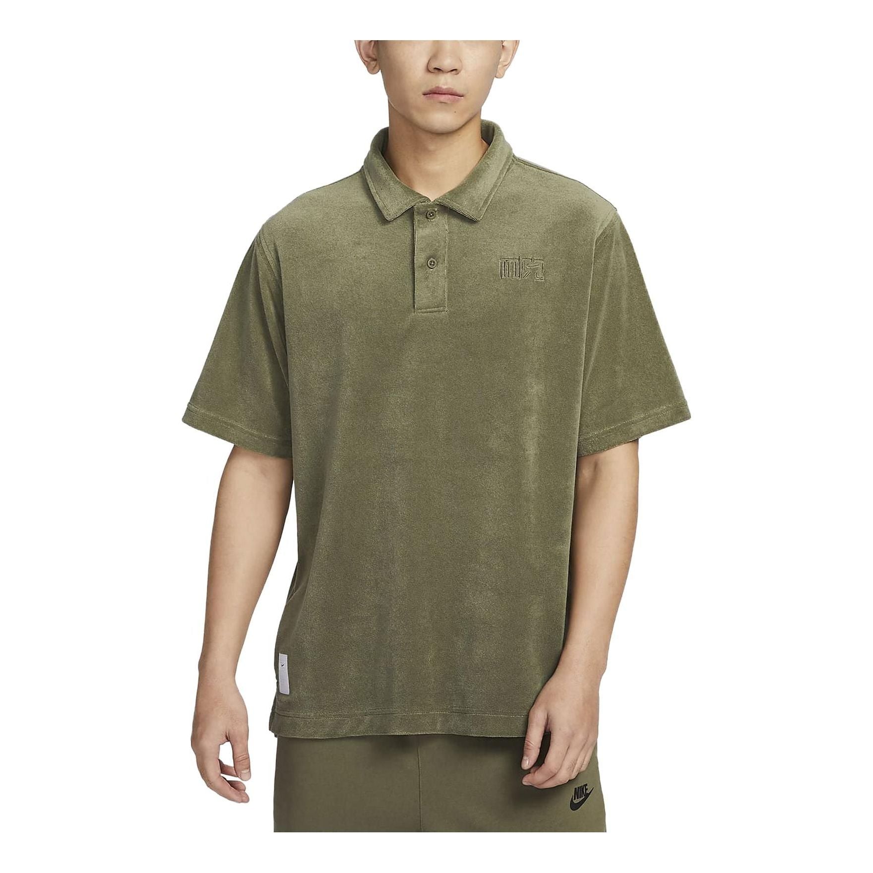 Nike Sportswear Logo Polo Shirt 'Green' FN0465-222