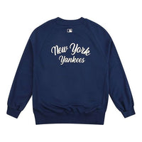 MLB New York Yankees Classic Alphabet Printing Round Neck Unisex Navy Blue 31MTW3941-50N