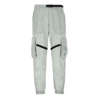 Off-White SS21 Multiple Pockets Casual Cargo Pants Gray OMCF004R21FAB0020606