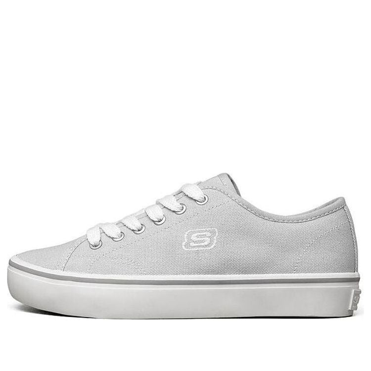(WMNS) Skechers Cupsole 1 Low-Top Canvas Shoes Light-Grey 66666131-LTGY