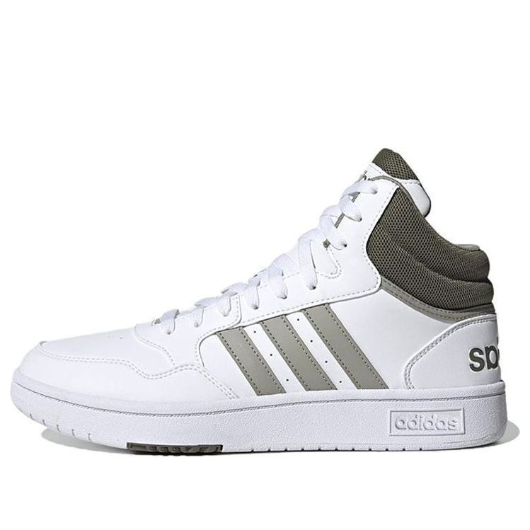 adidas Hoops 3.0 Mid Classic 'White Olive Strata' HP7894