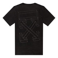 Off-White Arrows Sketch Cotton Short Sleeve Oversized OMAA038E181850021001