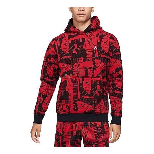 Air Jordan Full Print Graffiti Sports 'Red' DA9814-687