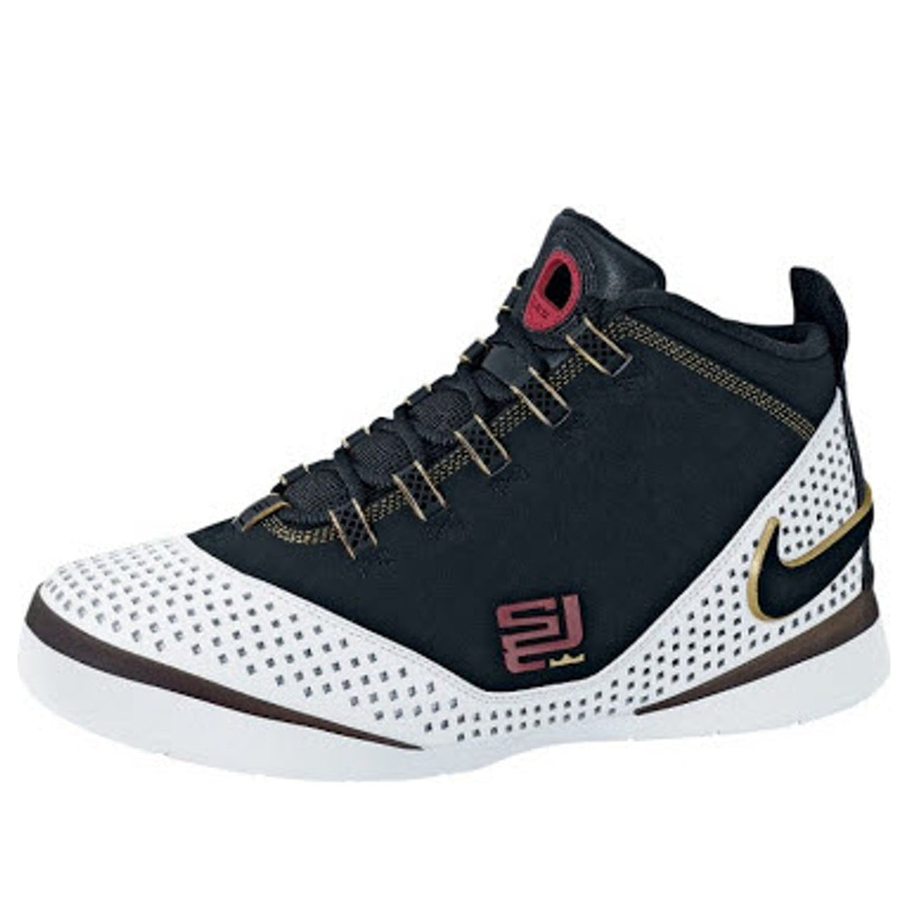Nike LeBron Zoom Soldier 2 'Black Varsity Crimson' 318694-101