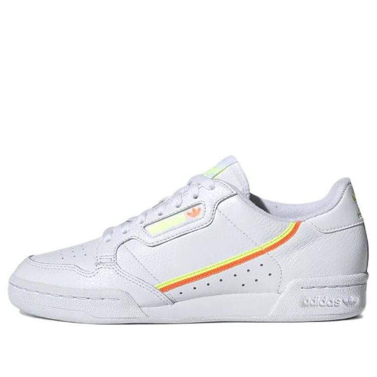 (WMNS) adidas Continental 80 'White Yellow Orange' EE4016