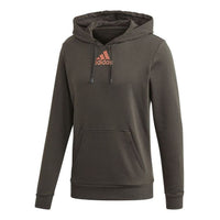adidas Cat Graph Hood Tennis Sports Pullover Brown FM1191
