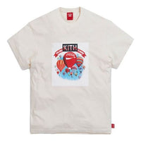 KITH x Coca Cola Crossover Balloon Vintage Round Neck Short Sleeve Unisex White KH3879-104
