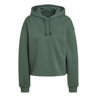 (WMNS) adidas ALL SZN Fleece Hoodie Asia Sizing 'Green' HK0448