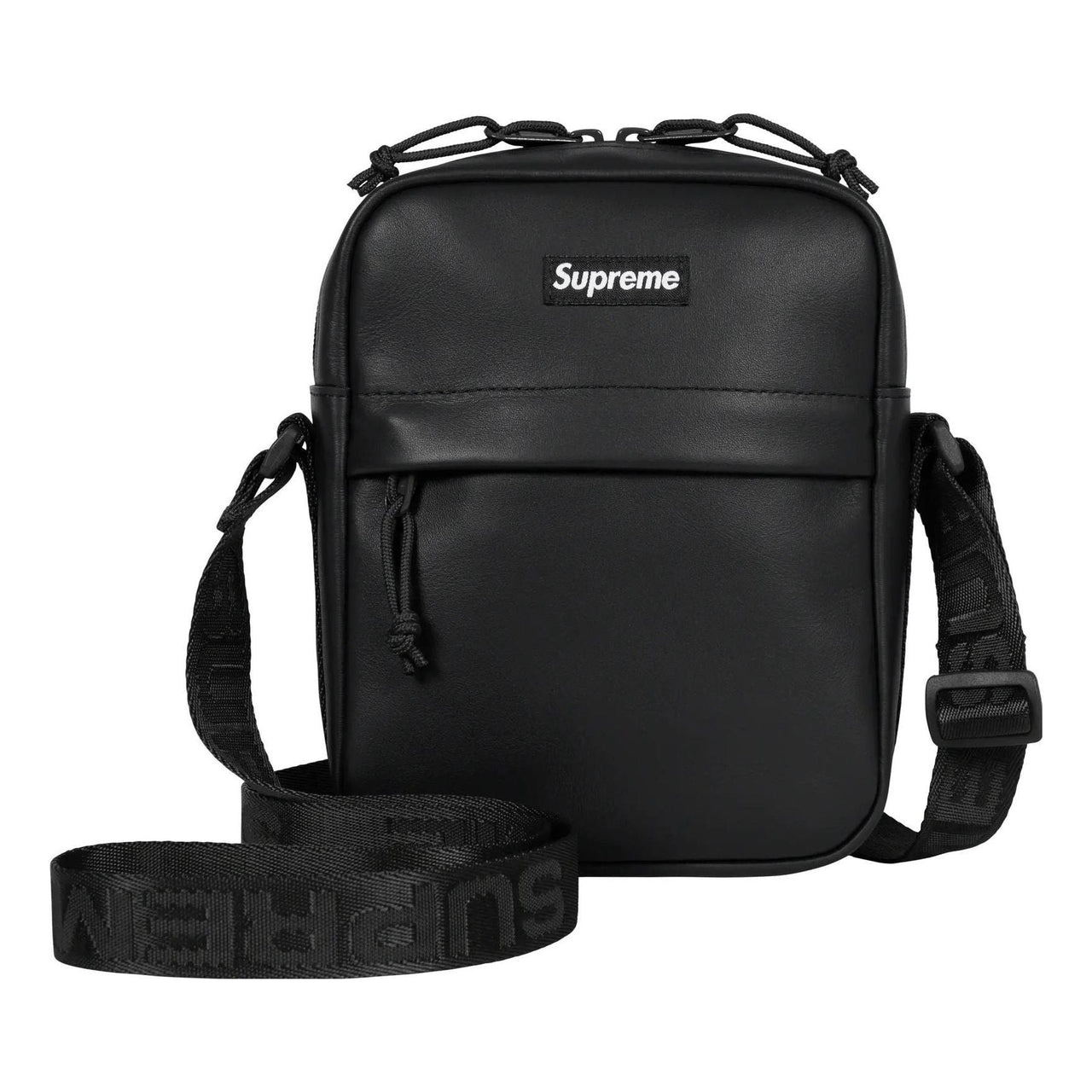 Supreme FW23 Leather Shoulder Bag 'Black' SUP-FW23-0834