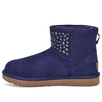 (WMNS) UGG Classic Mini Stud II Rivets Snow Boots Navy 1119101-MDL