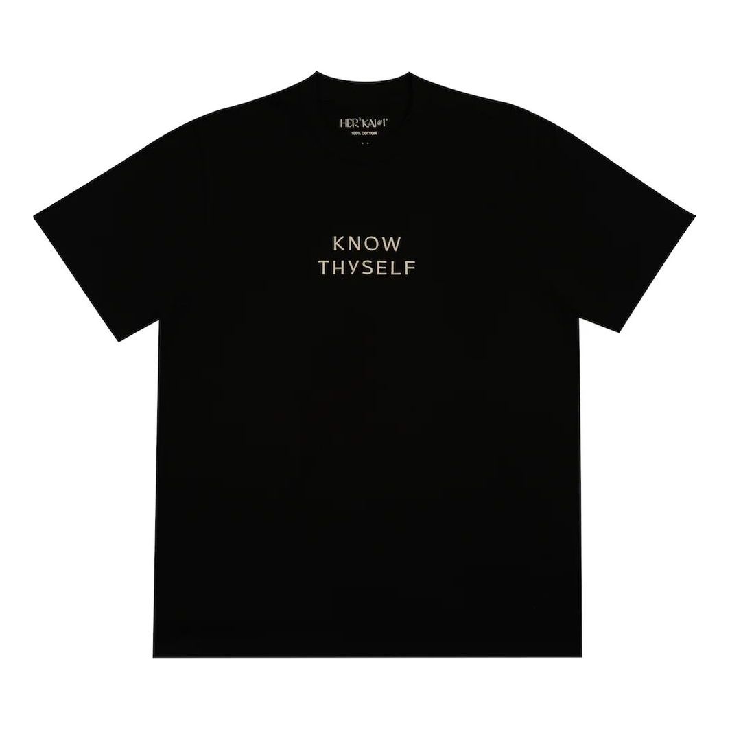 Her Kai & I KNOWTHYSELF Tee 'Black Beauty' HKI-05DIVJ-IT