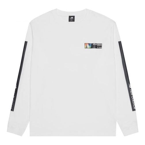New Balance Men's New Balance Casual Round Neck Pullover White AMT03528-WT