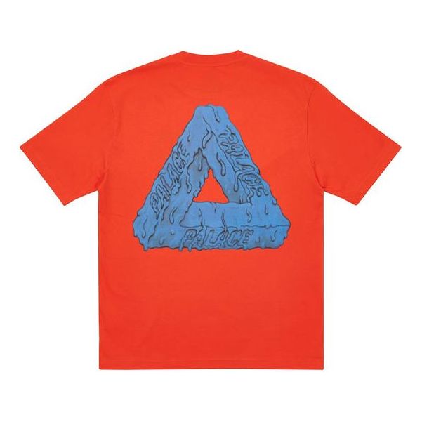 PALACE TRI-SLIME T-SHIRT Logo Blue Short Sleeve Unisex Orange P20TS034