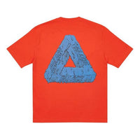 PALACE TRI-SLIME T-SHIRT Logo Blue Short Sleeve Unisex Orange P20TS034