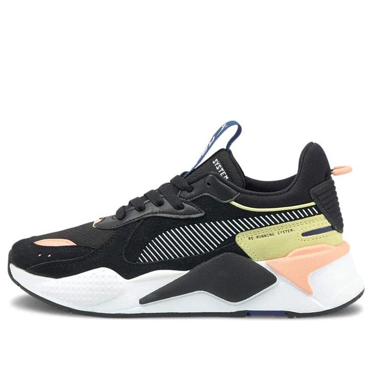 (WMNS) PUMA RS-X Reinvent Low Running Shoes Black/White 371008-14