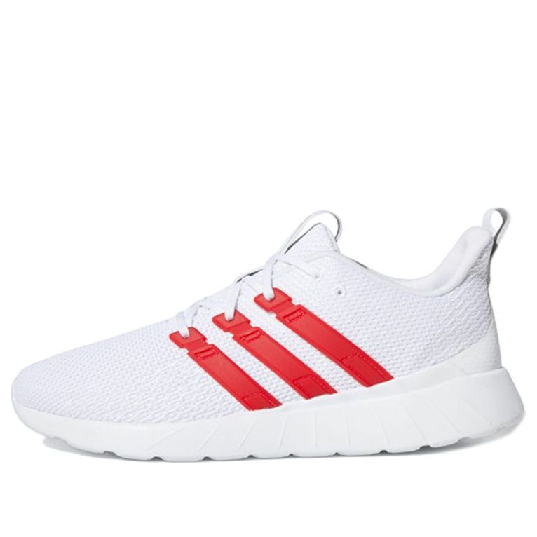 adidas Questar Flow 'White Scarlet' FV9067